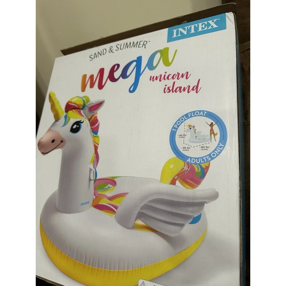 Intex Mega Unicorn Island Tube Brand New